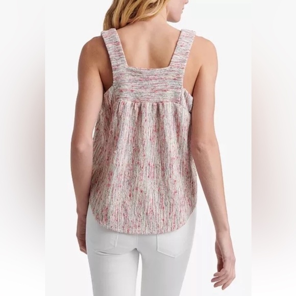 Lucky Brand Textured Square-Neck Top Womens Size Large (1305)‎ - Picture 3 of 9